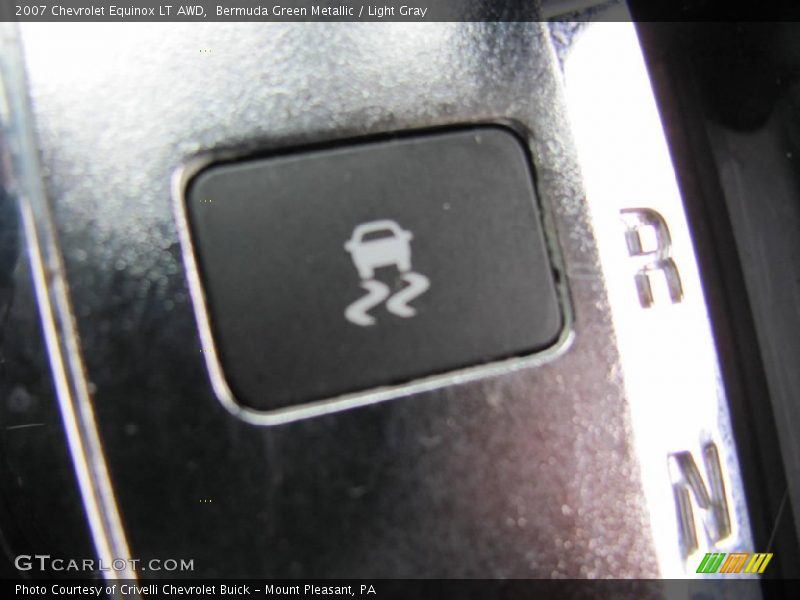Bermuda Green Metallic / Light Gray 2007 Chevrolet Equinox LT AWD