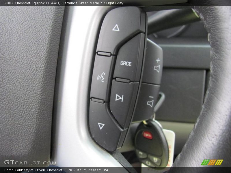 Bermuda Green Metallic / Light Gray 2007 Chevrolet Equinox LT AWD