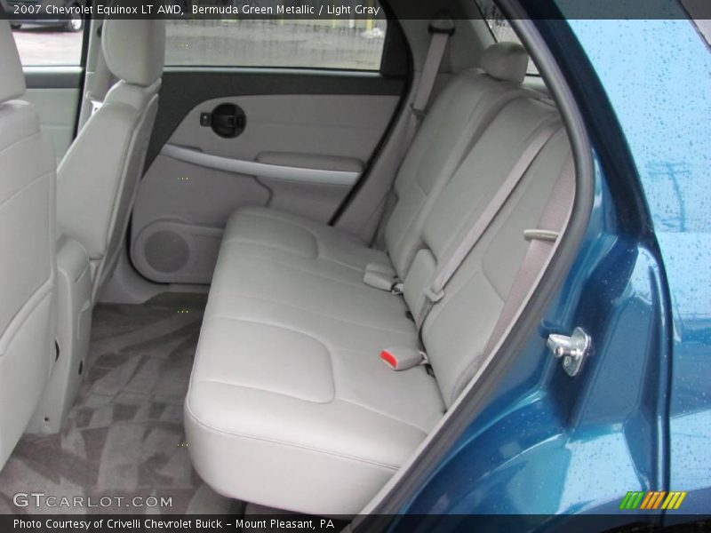 Bermuda Green Metallic / Light Gray 2007 Chevrolet Equinox LT AWD