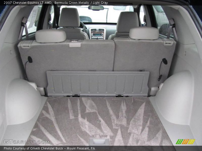 Bermuda Green Metallic / Light Gray 2007 Chevrolet Equinox LT AWD