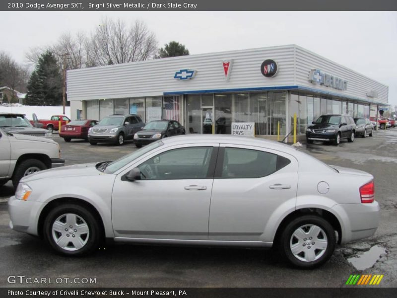 Bright Silver Metallic / Dark Slate Gray 2010 Dodge Avenger SXT
