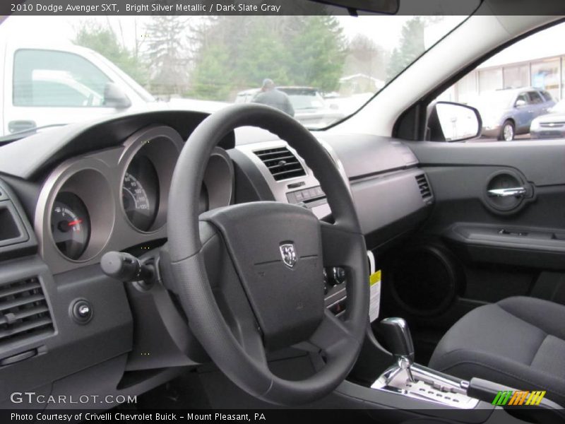 Bright Silver Metallic / Dark Slate Gray 2010 Dodge Avenger SXT