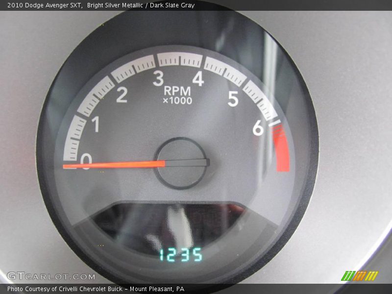 Bright Silver Metallic / Dark Slate Gray 2010 Dodge Avenger SXT