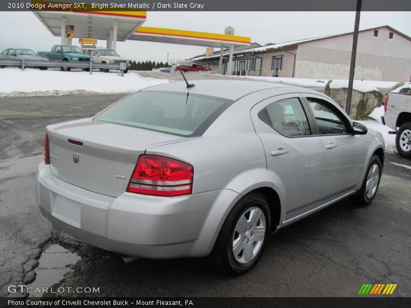 Bright Silver Metallic / Dark Slate Gray 2010 Dodge Avenger SXT