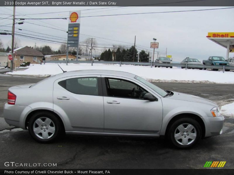 Bright Silver Metallic / Dark Slate Gray 2010 Dodge Avenger SXT