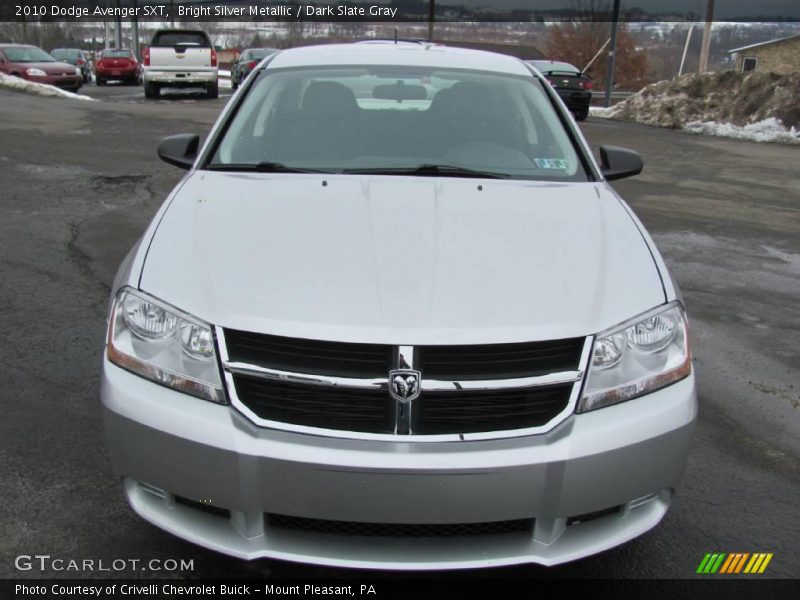 Bright Silver Metallic / Dark Slate Gray 2010 Dodge Avenger SXT