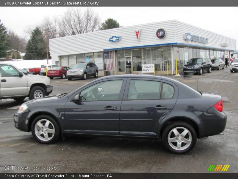 Slate Metallic / Gray 2009 Chevrolet Cobalt LT Sedan