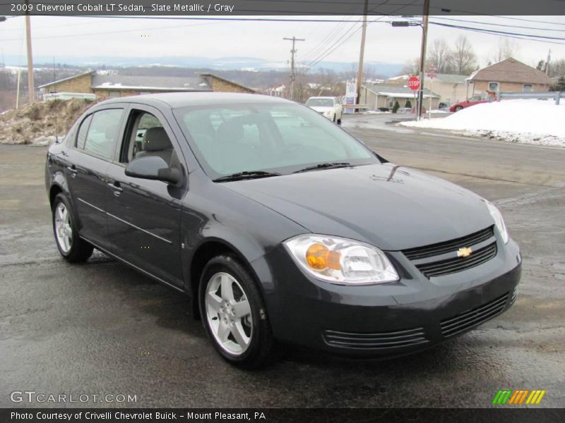 Slate Metallic / Gray 2009 Chevrolet Cobalt LT Sedan