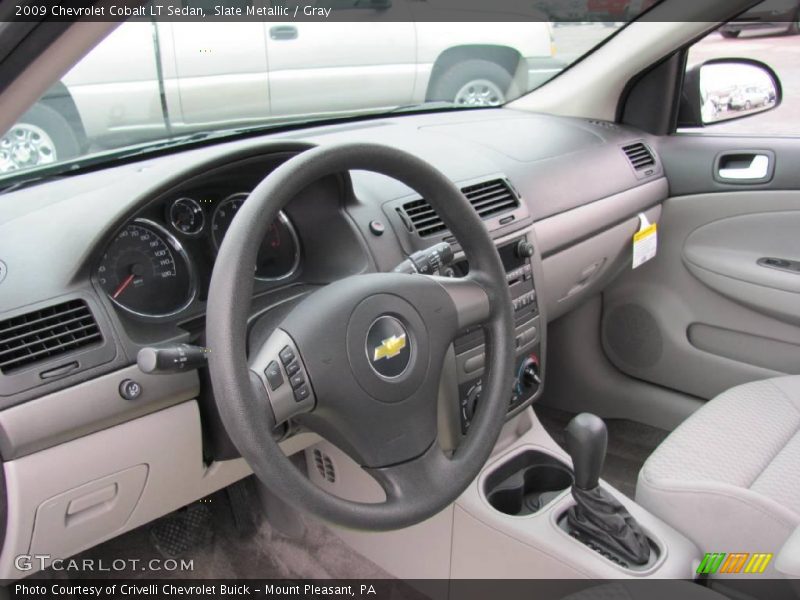 Slate Metallic / Gray 2009 Chevrolet Cobalt LT Sedan