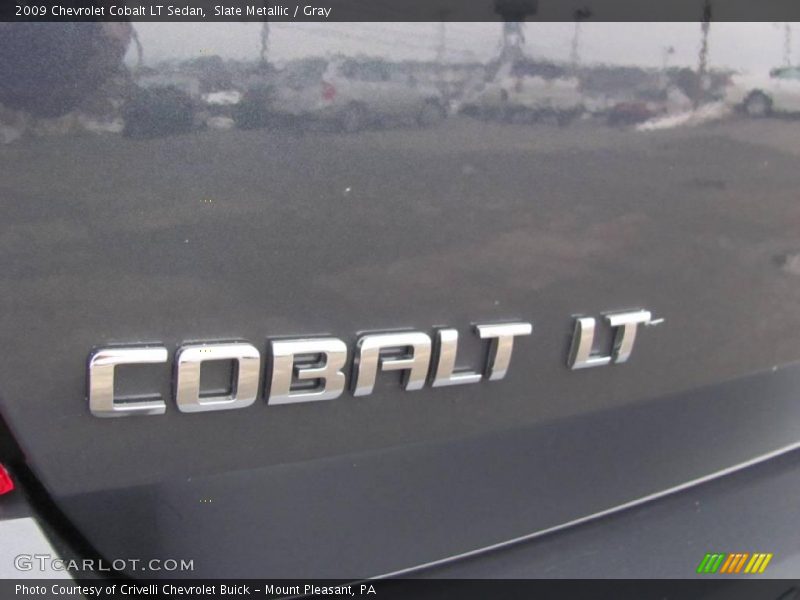 Slate Metallic / Gray 2009 Chevrolet Cobalt LT Sedan