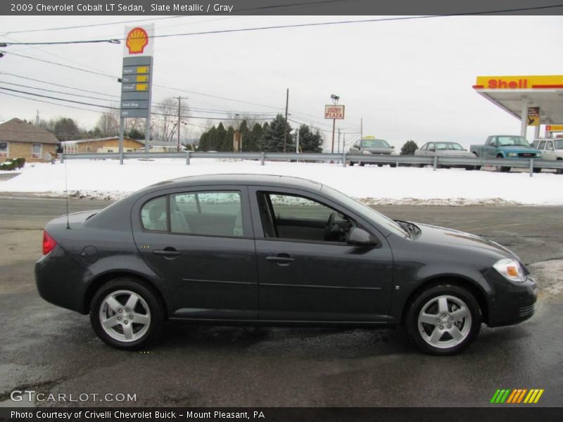 Slate Metallic / Gray 2009 Chevrolet Cobalt LT Sedan