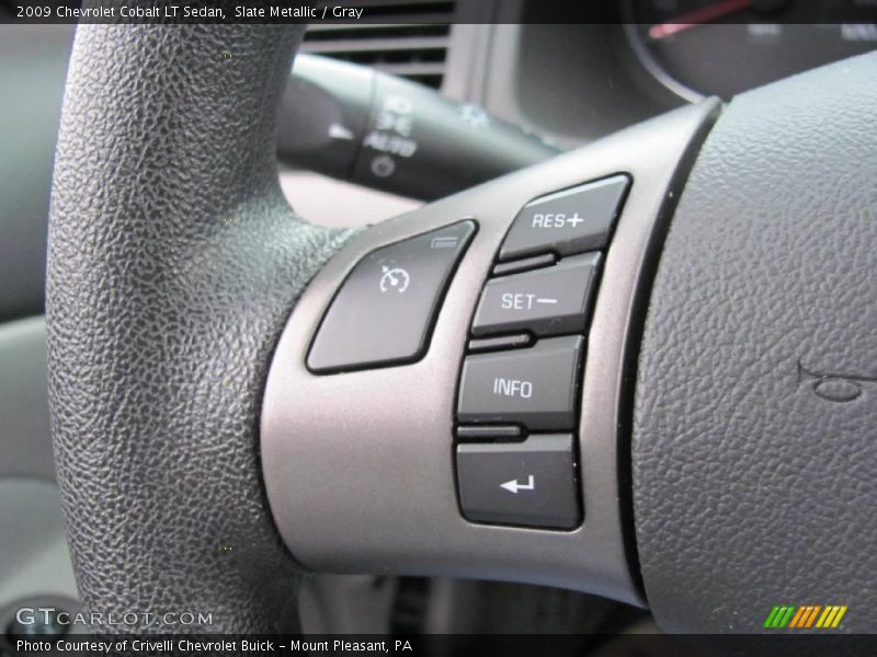 Slate Metallic / Gray 2009 Chevrolet Cobalt LT Sedan