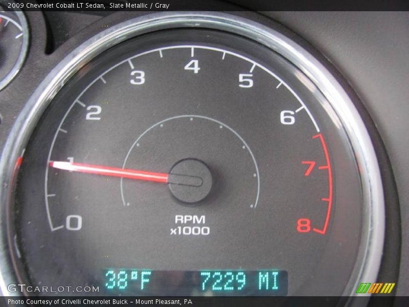 Slate Metallic / Gray 2009 Chevrolet Cobalt LT Sedan