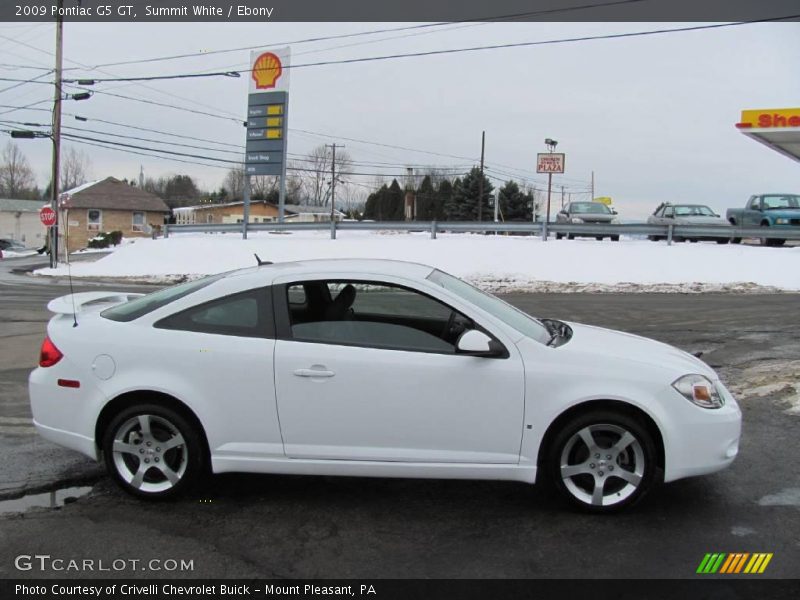 Summit White / Ebony 2009 Pontiac G5 GT