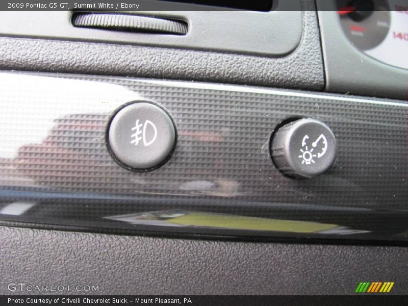 Summit White / Ebony 2009 Pontiac G5 GT
