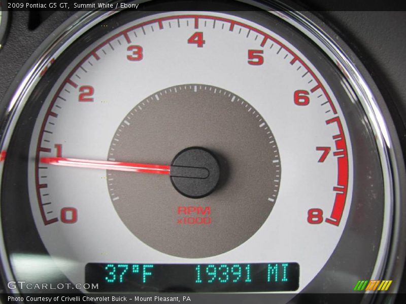 Summit White / Ebony 2009 Pontiac G5 GT