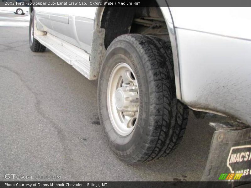 Oxford White / Medium Flint 2003 Ford F350 Super Duty Lariat Crew Cab