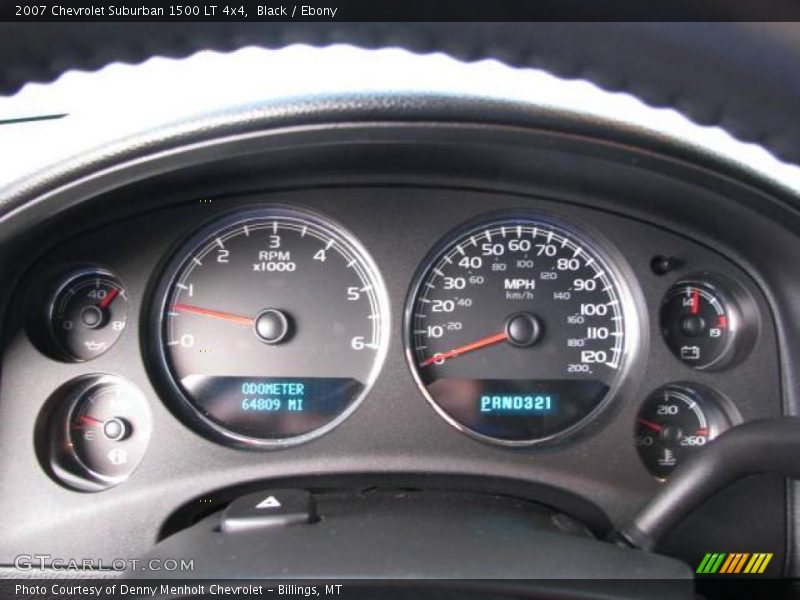 Black / Ebony 2007 Chevrolet Suburban 1500 LT 4x4