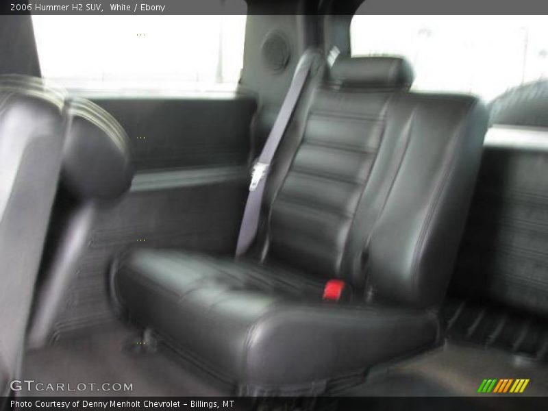 White / Ebony 2006 Hummer H2 SUV