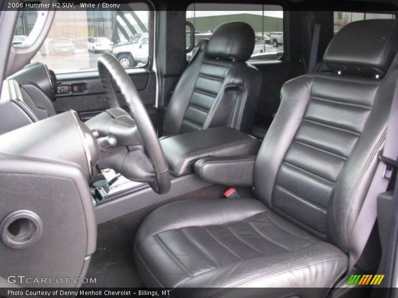 White / Ebony 2006 Hummer H2 SUV