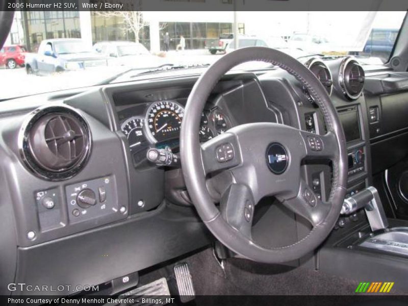 White / Ebony 2006 Hummer H2 SUV