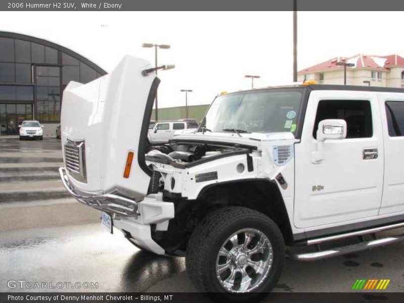 White / Ebony 2006 Hummer H2 SUV