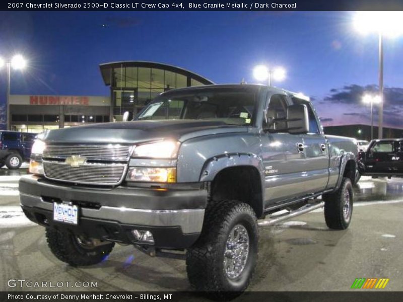 Blue Granite Metallic / Dark Charcoal 2007 Chevrolet Silverado 2500HD Classic LT Crew Cab 4x4