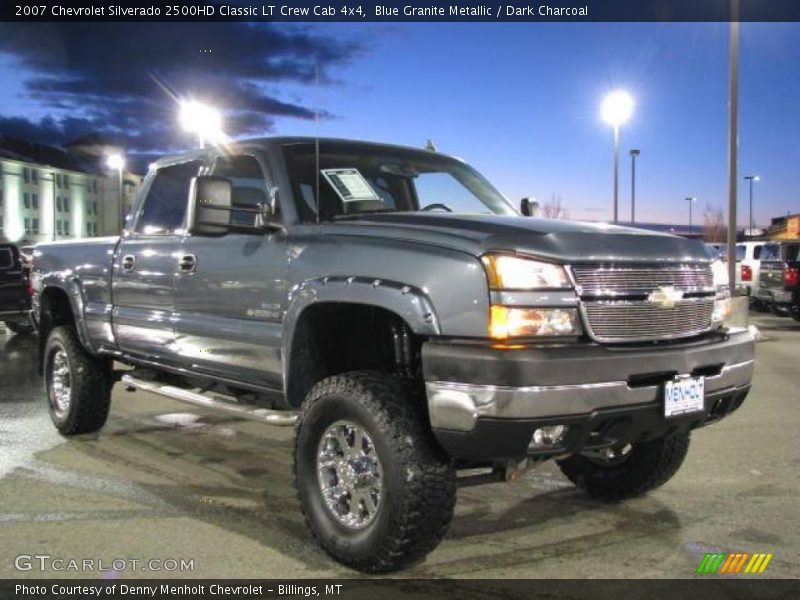 Blue Granite Metallic / Dark Charcoal 2007 Chevrolet Silverado 2500HD Classic LT Crew Cab 4x4