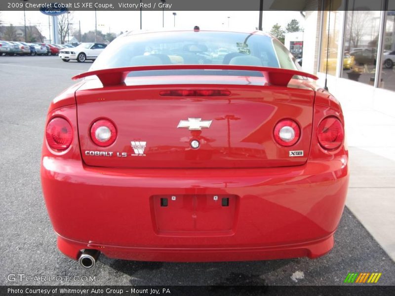 Victory Red / Gray 2009 Chevrolet Cobalt LS XFE Coupe