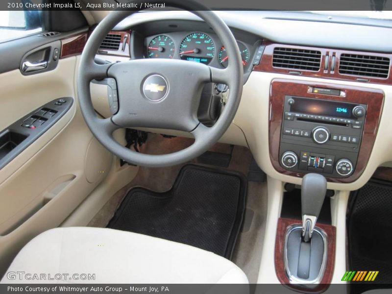 Aqua Blue Metallic / Neutral 2010 Chevrolet Impala LS