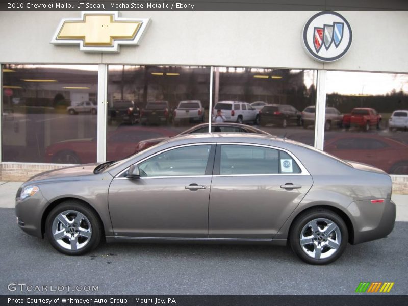 Mocha Steel Metallic / Ebony 2010 Chevrolet Malibu LT Sedan