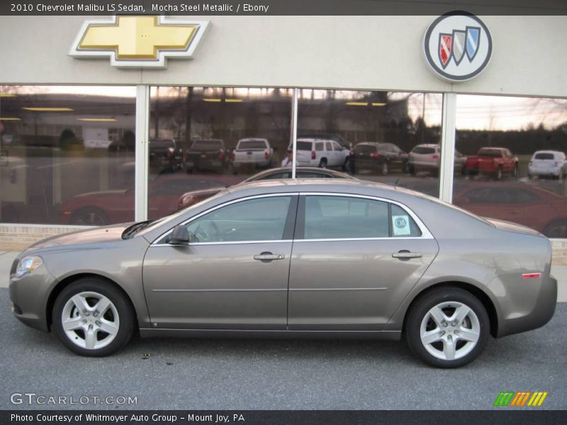 Mocha Steel Metallic / Ebony 2010 Chevrolet Malibu LS Sedan