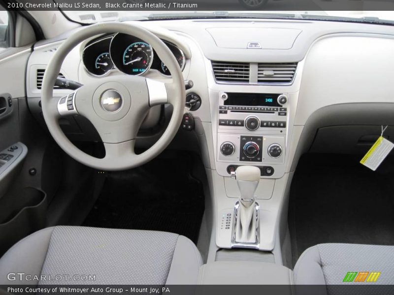 Black Granite Metallic / Titanium 2010 Chevrolet Malibu LS Sedan