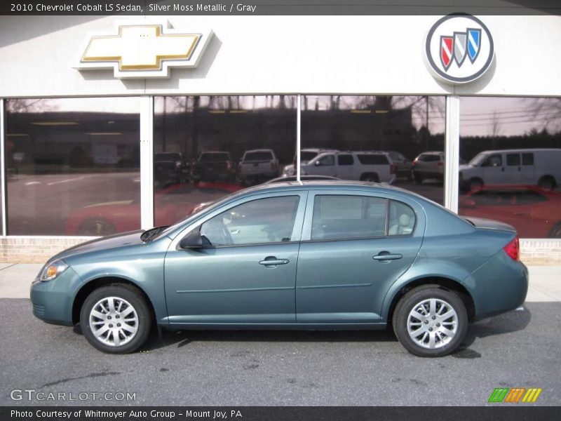 Silver Moss Metallic / Gray 2010 Chevrolet Cobalt LS Sedan