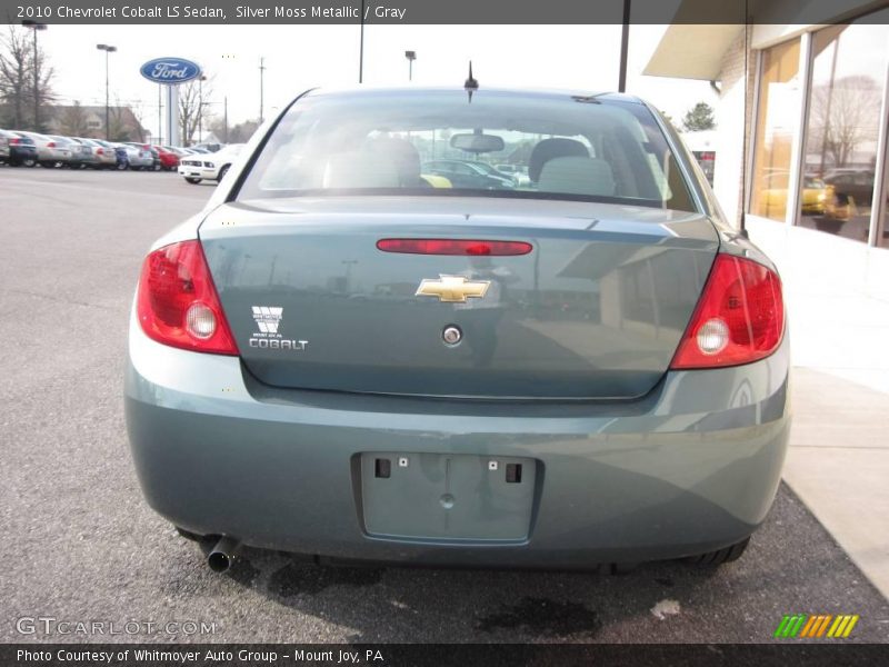 Silver Moss Metallic / Gray 2010 Chevrolet Cobalt LS Sedan