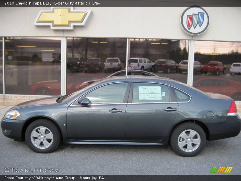 Cyber Gray Metallic / Gray 2010 Chevrolet Impala LT