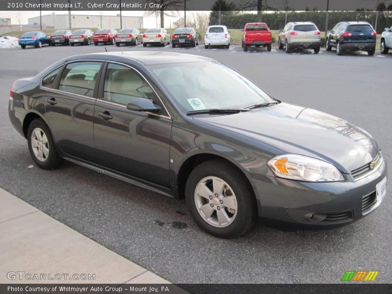 Cyber Gray Metallic / Gray 2010 Chevrolet Impala LT