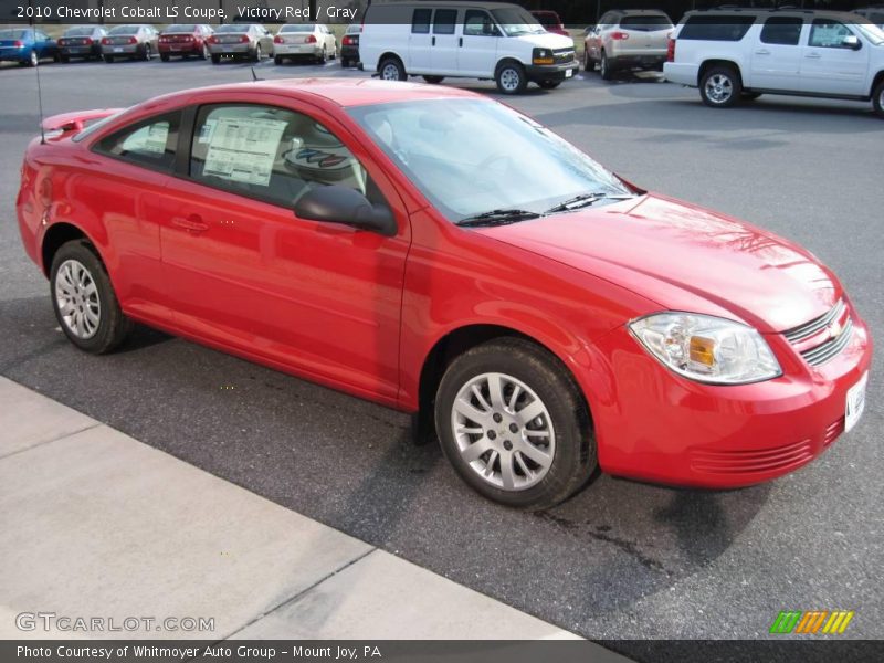 Victory Red / Gray 2010 Chevrolet Cobalt LS Coupe
