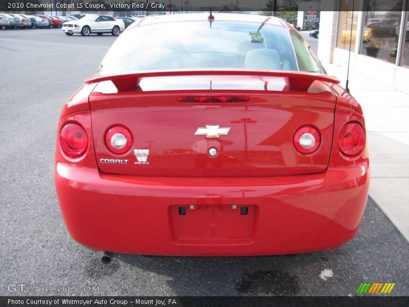 Victory Red / Gray 2010 Chevrolet Cobalt LS Coupe
