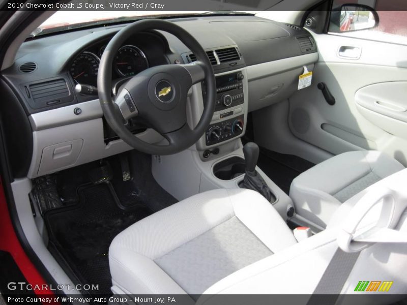 Victory Red / Gray 2010 Chevrolet Cobalt LS Coupe