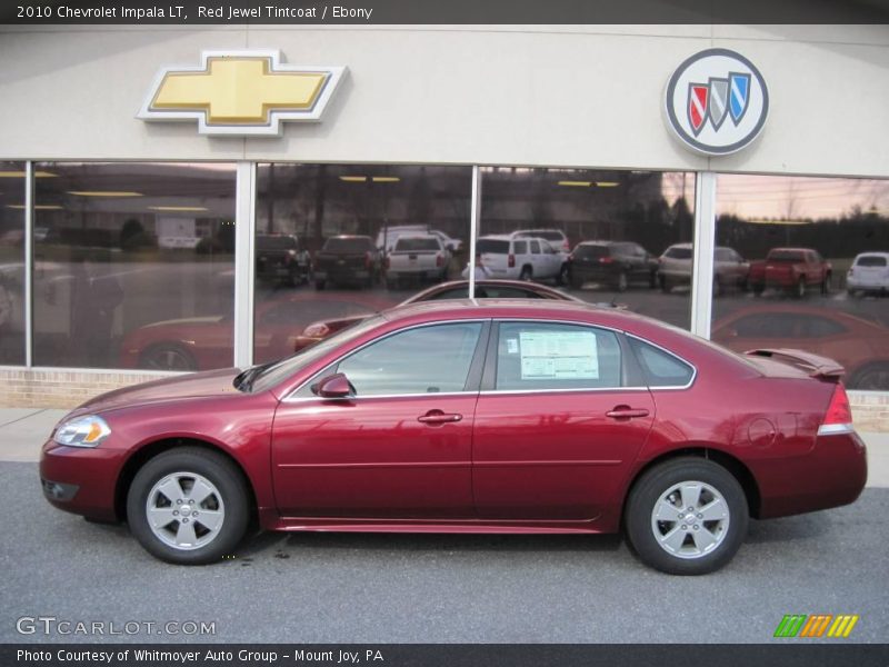 Red Jewel Tintcoat / Ebony 2010 Chevrolet Impala LT