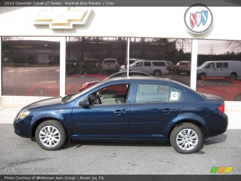 Imperial Blue Metallic / Gray 2010 Chevrolet Cobalt LT Sedan