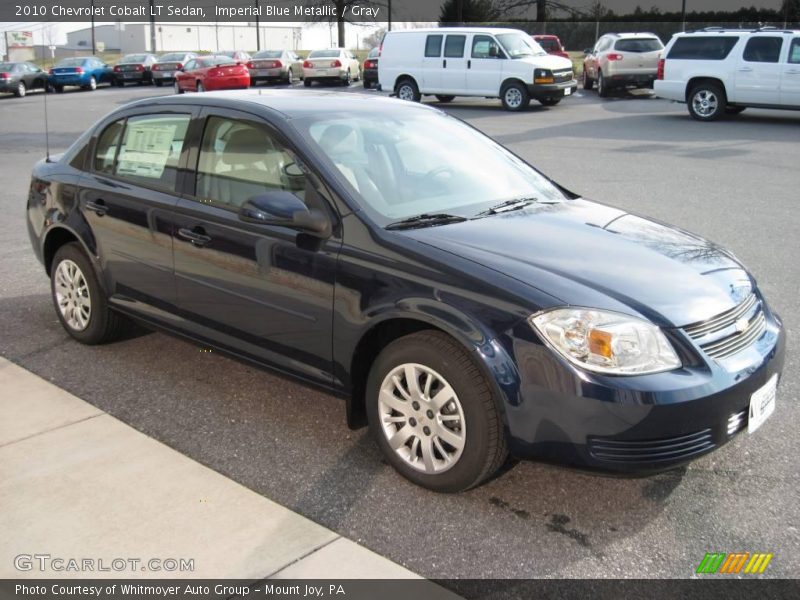 Imperial Blue Metallic / Gray 2010 Chevrolet Cobalt LT Sedan