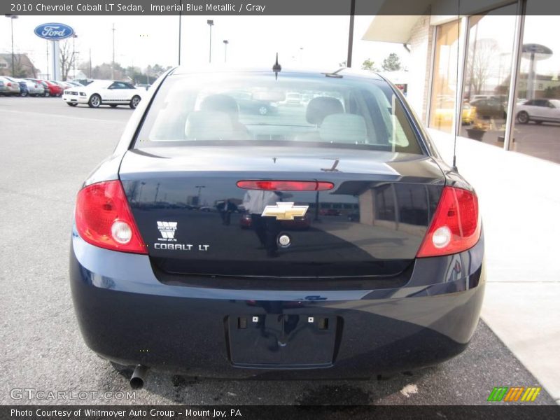 Imperial Blue Metallic / Gray 2010 Chevrolet Cobalt LT Sedan