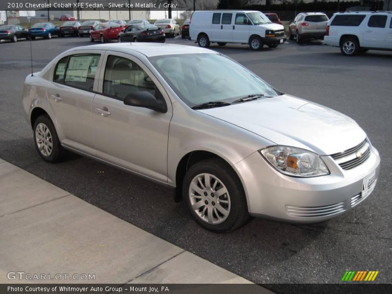 Silver Ice Metallic / Gray 2010 Chevrolet Cobalt XFE Sedan