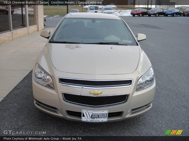 Gold Mist Metallic / Cocoa/Cashmere 2010 Chevrolet Malibu LT Sedan