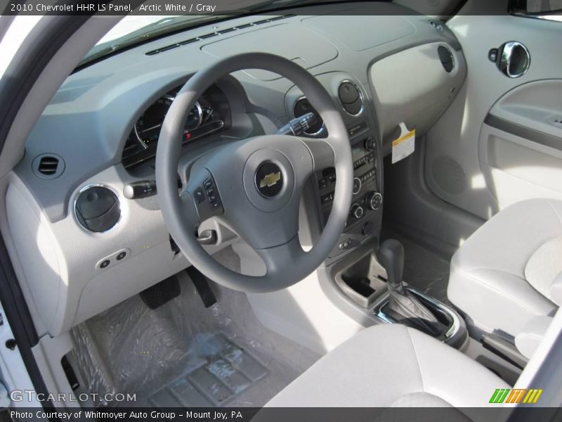 Arctic White / Gray 2010 Chevrolet HHR LS Panel
