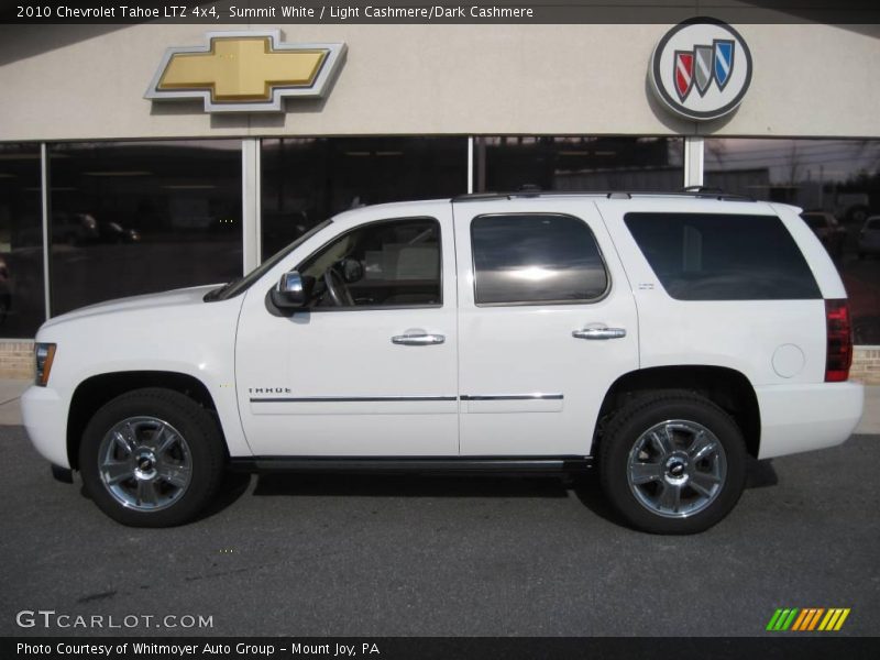 Summit White / Light Cashmere/Dark Cashmere 2010 Chevrolet Tahoe LTZ 4x4