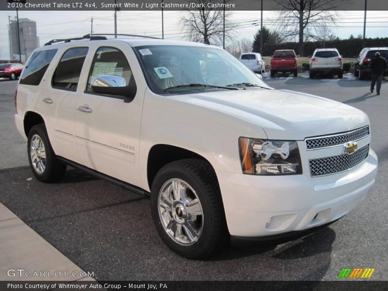 Summit White / Light Cashmere/Dark Cashmere 2010 Chevrolet Tahoe LTZ 4x4