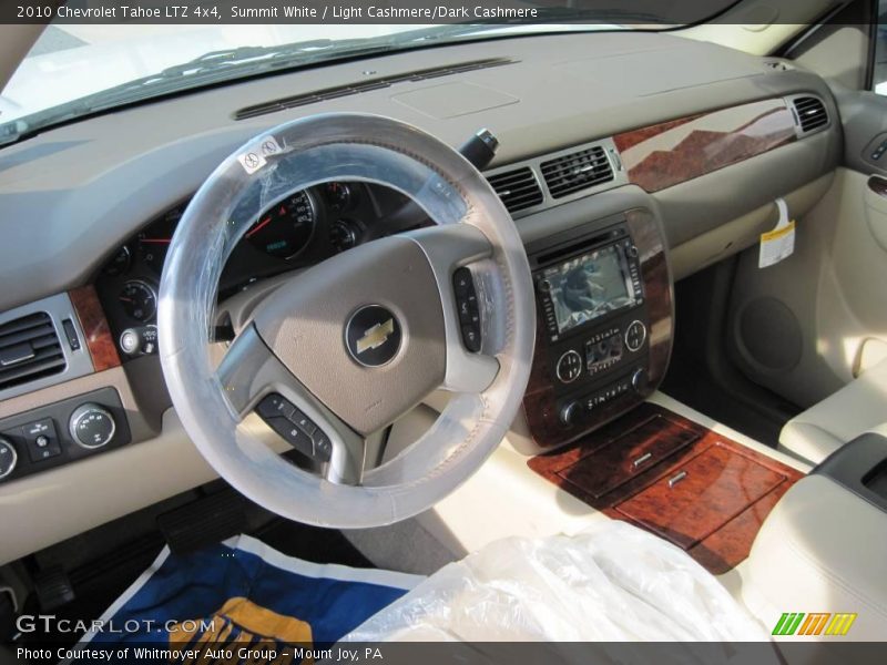 Summit White / Light Cashmere/Dark Cashmere 2010 Chevrolet Tahoe LTZ 4x4